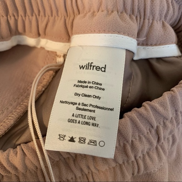 Artizia Wilfred Buffon Pant Crepe Joggers Pink XS - Picture 11 of 12